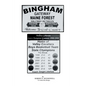 Bingham Gateway to the Maine Forest: Halfway Between Equator and North Pole Welcome to God's Country - Paperback