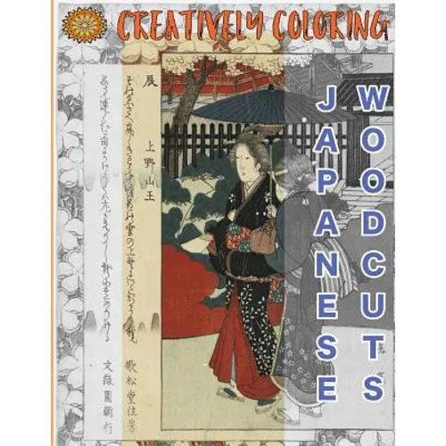 Japanese Woodcuts: An Adult Coloring Book - Paperback