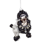 Vintage Glass Poodle Ornament -