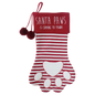 Cat's Paw Stocking - Embroidered -