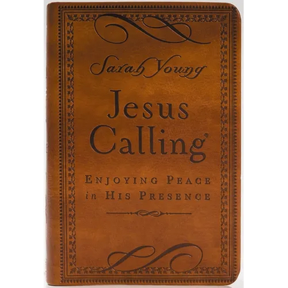 Jesus Calling, Small Brown Leathersoft, with Scripture References: Enjoying Peace in His Presence (a 365-Day Devotional) - Imitation Leather