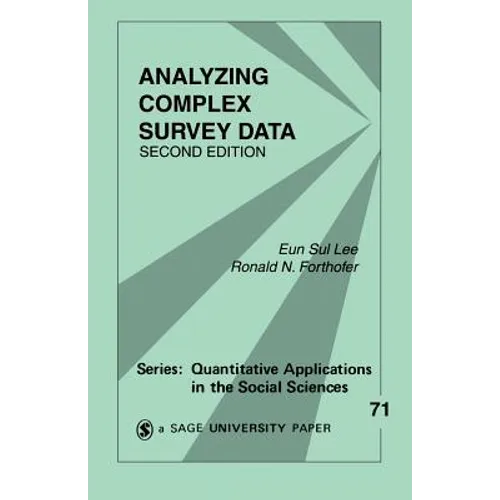 Analyzing Complex Survey Data - Paperback