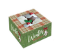 Bakery Box - 4 Cup Cakes or Cookies - Winter Wishes