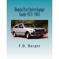Honda Part Interchange Guide 1973 -1983 - Paperback