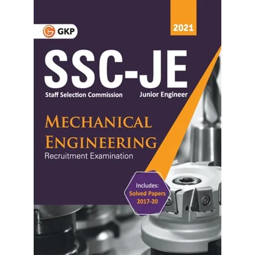 Ssc 2021 Junior Engineers Mechanical Engineering Guide - Paperback