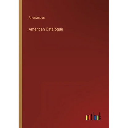 American Catalogue - Paperback