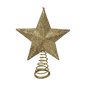Mini Glitter Star Tree Topper - Gold