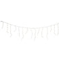 70-Light Warm White LED Icicle Light Set