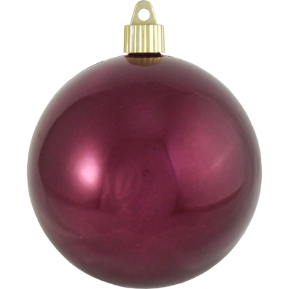 4.75" (120mm) Commercial Shatterproof Ball Ornament - Merlot