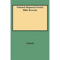 National Huguenot Society Bible Records - Paperback