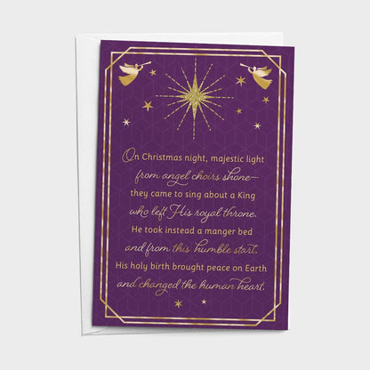 On Christmas Night - 18 Christmas Boxed Cards and Envelopes, NKJV