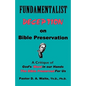 Fundamentalist Deception on Bible Preservation - Paperback