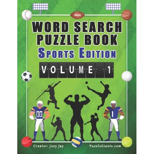 Word Search Puzzle Book Sports Edition Volume 1 - Paperback