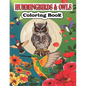 Hummingbird & Owls Coloring Book: A Cute Hummingbird & Owls Coloring Pages for Kids, Adults and birds Lovers. - Paperback