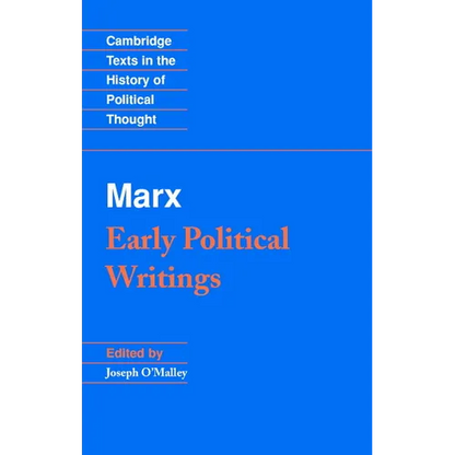 Marx: Early Political Writings - Paperback