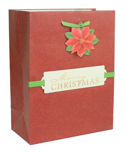 Paper Images Handmade Gift Bag - Pinecones Medium