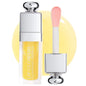 Lip Glow Oil: Tinted & Moisturizing Cherry Oil Lip Gloss - Natural Color Enhancer, Hydrating, Non-Sticky, Vanilla Mint Scent