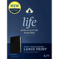 KJV Life Application Study Bible, Third Edition, Large Print (Bonded Leather, Black, Red Letter) - Bonded Leather