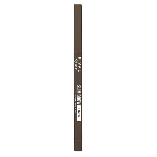 Rival Loves Me Ultra-Precise Waterproof Eyebrow Pencil - Medium Brown, Long Lasting Cosmetics for Precise Eyebrow Definition