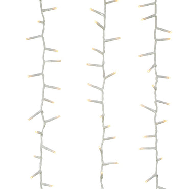 600-Light Warm White LED Rice Light Set - 49 Feet