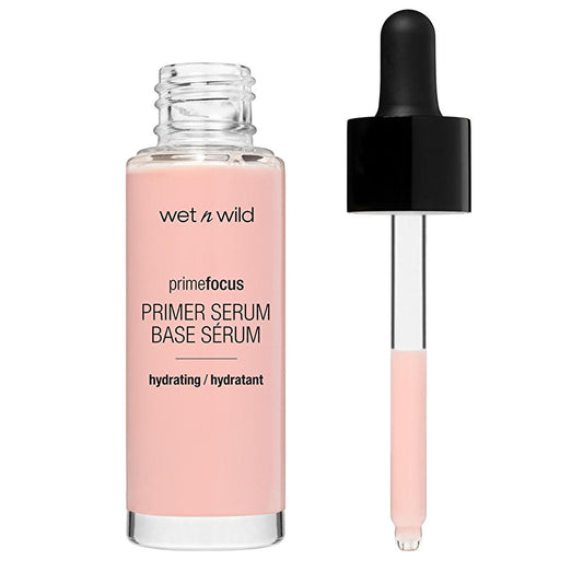 Wet n Wild Primefocus Serum Makeup Primer - Hydrating, Natural Ingredients for Smooth Makeup Application