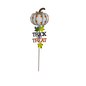 Trick Or Treat White Pumpkin Garden Stake