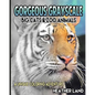Gorgeous Grayscale: Big Cats & Zoo Animals: Adult Coloring Book - Paperback