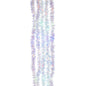 100-Light Silver Iridescent Tinsel Cascade Multi-Color Light Set