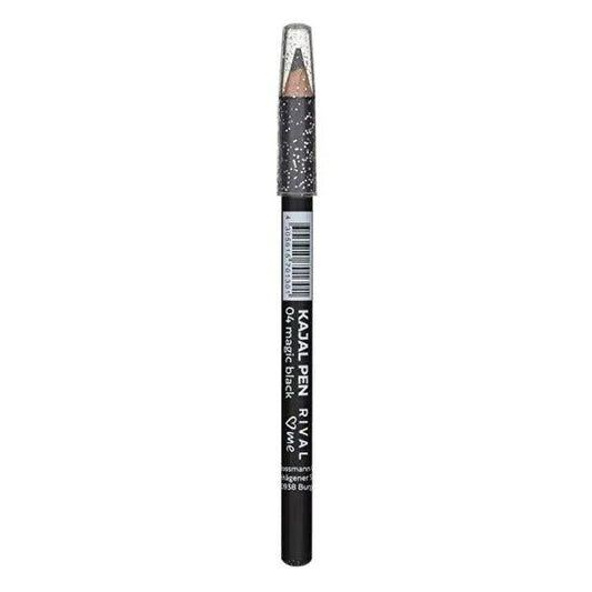 Rival Loves Me Magic Black Kajal Eyeliner Pencil: Soft, Smudgeable, & Long-Lasting - Define Eyes with Intense Color