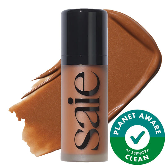 Dew Bronze Soft-Focus Sculpting Liquid Bronzer - Vegan, Buildable, Natural Finish