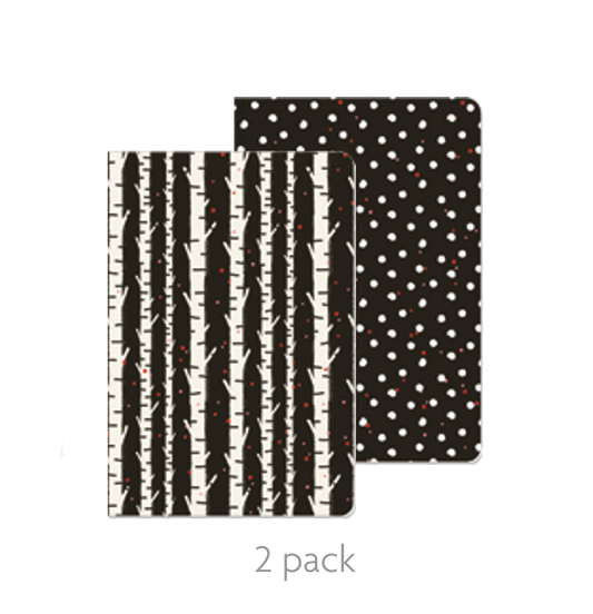 Journal 2er-Pack – Baumdruck