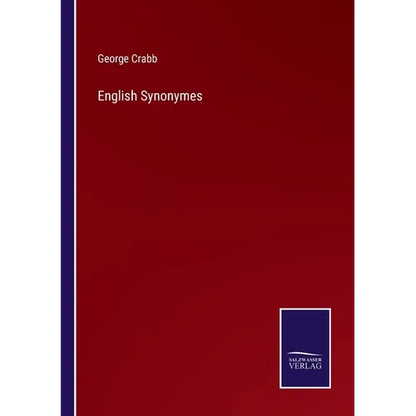 English Synonymes - Paperback
