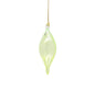 Blown Glass Teardrop Ornament - Mint - High Bulge