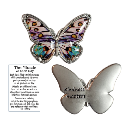 Butterfly Inspriational Pocket Charm -
